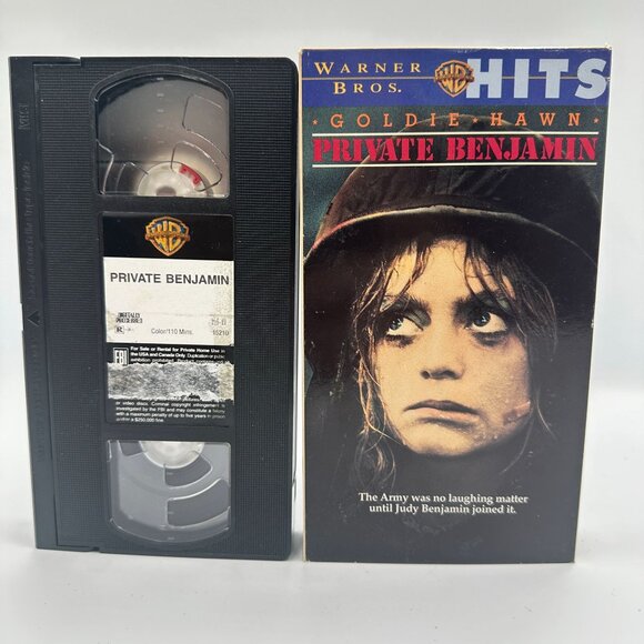 Private Benjamin VHS 1980 Warner Bros Hits Comedy Goldie Hawn R-Rated - Picture 3 of 3